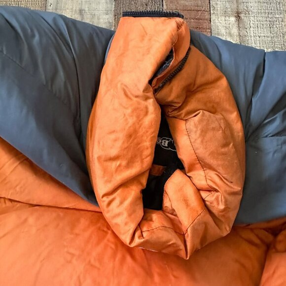 Bear USA Orange & Gray Down Feather Puffer Coat With Zip Closure & Pockets XXL - Picture 8 of 13